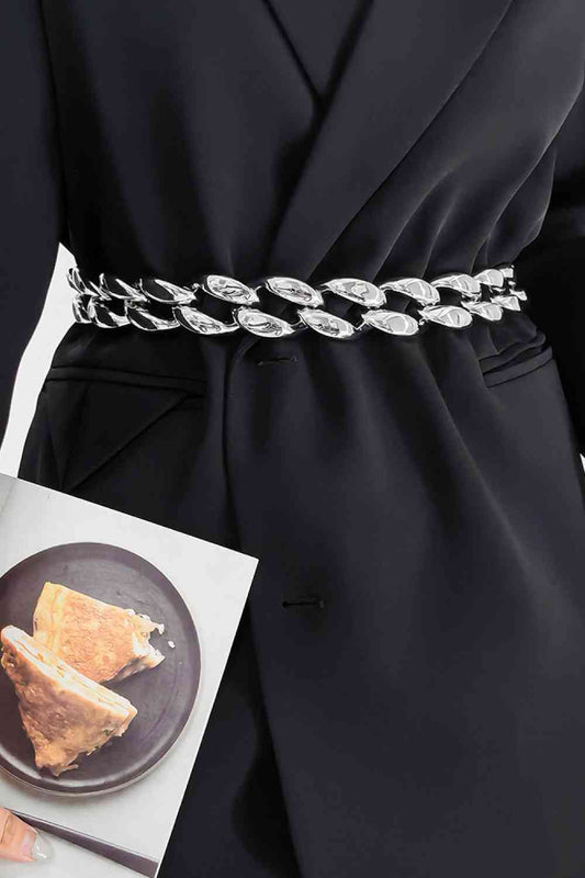 Acrylic Curb Chain Belt