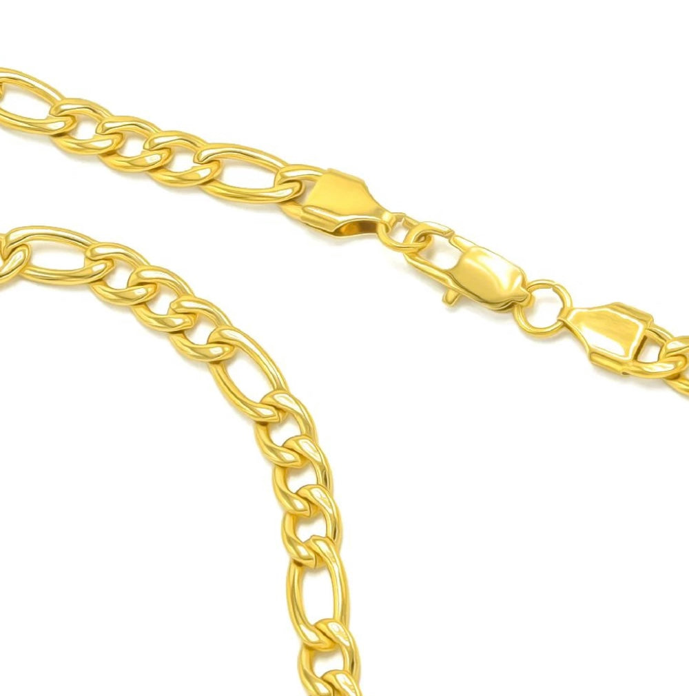Golden Figaro 4mm Stainless Steel Chain